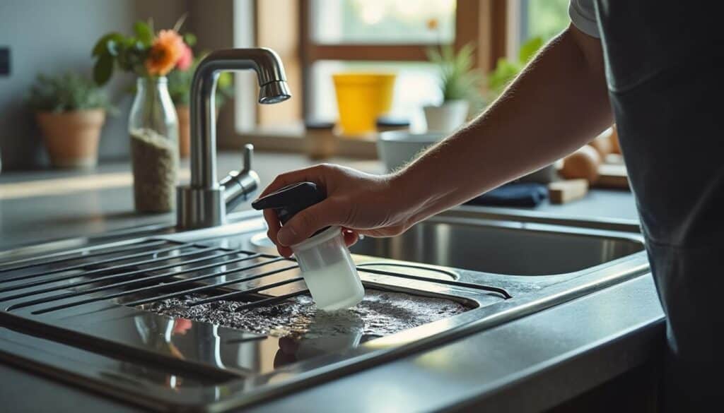 Comment éliminer l’odeur persistante d’un rinçoir bouché