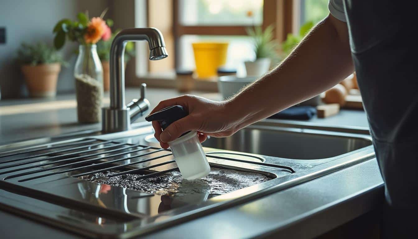 Comment éliminer l’odeur persistante d’un rinçoir bouché