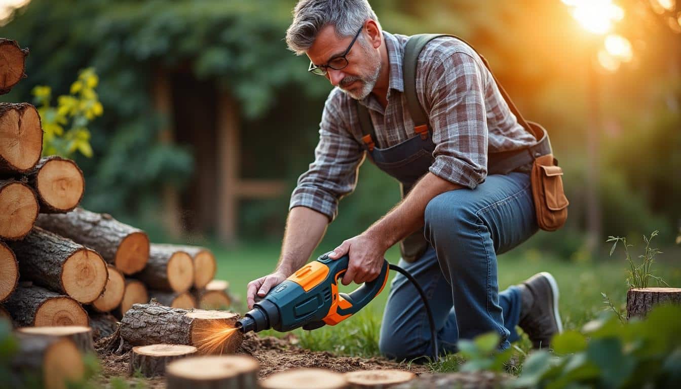 Illustration: Pourquoi opter pour une scie à bûche électrique pour votre bois de chauffage ?