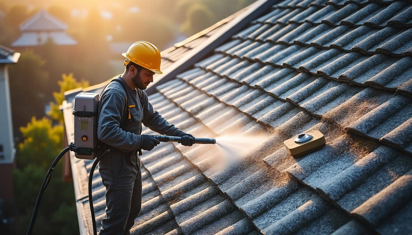 Illustration: Pourquoi utiliser un outil adapté pour le nettoyage de la toiture ?