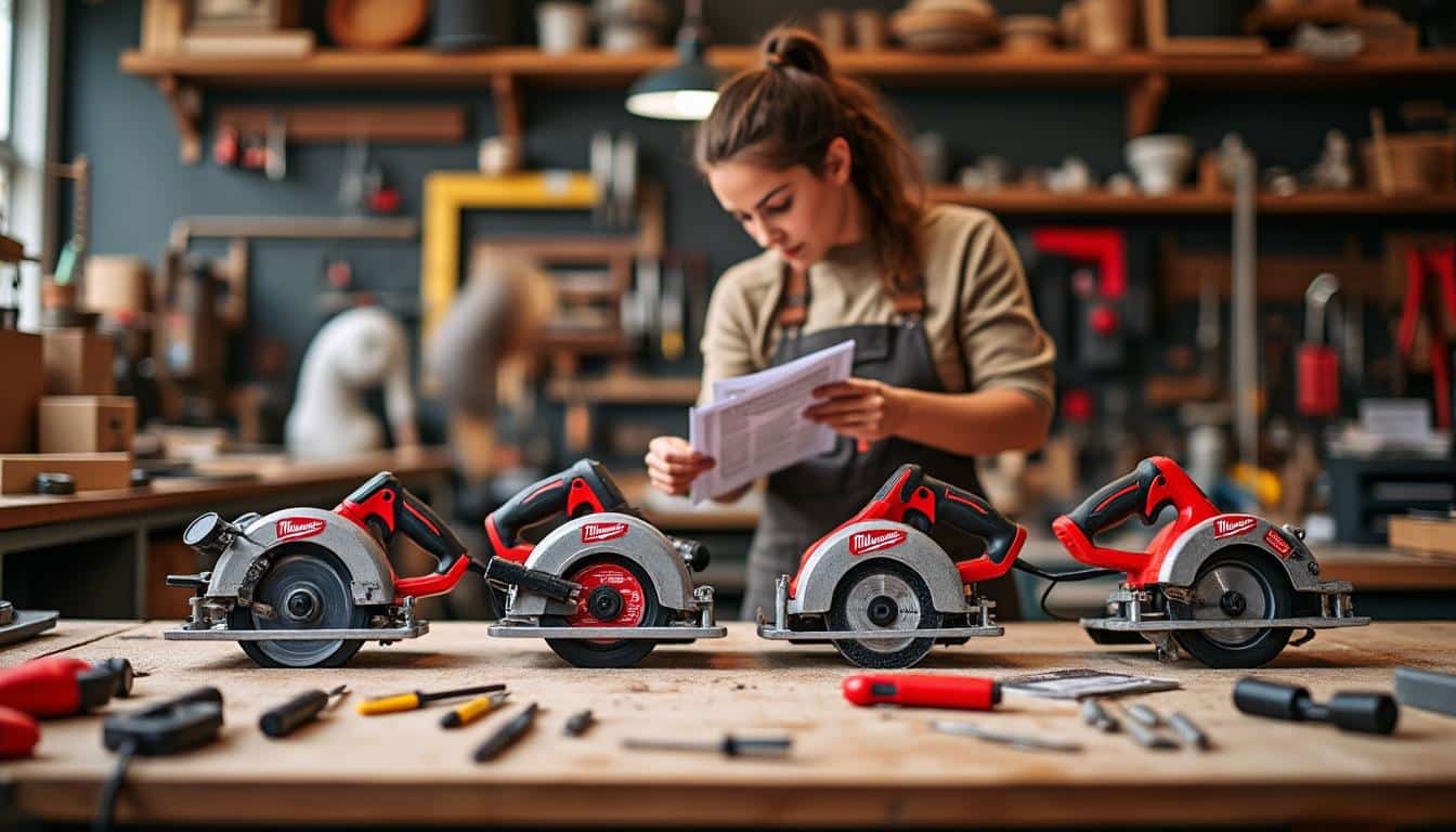 Illustration: Comment sélectionner la bonne scie circulaire Milwaukee M18 selon vos besoins ?