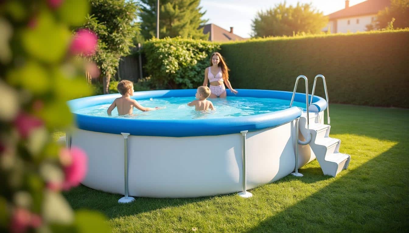 Illustration: Comprendre les escaliers adaptés à la piscine hors sol
