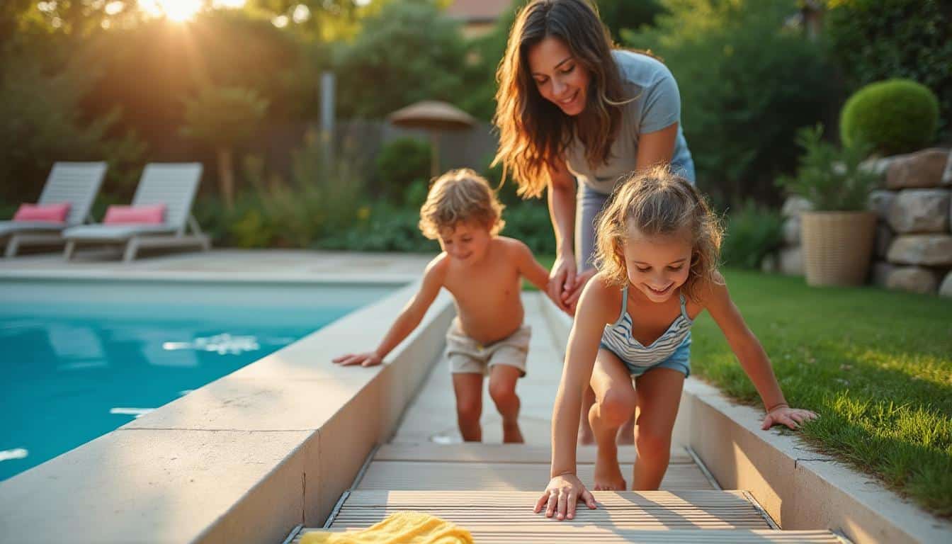 Escaliers de piscine hors sol : sécurité, confort et choix durable