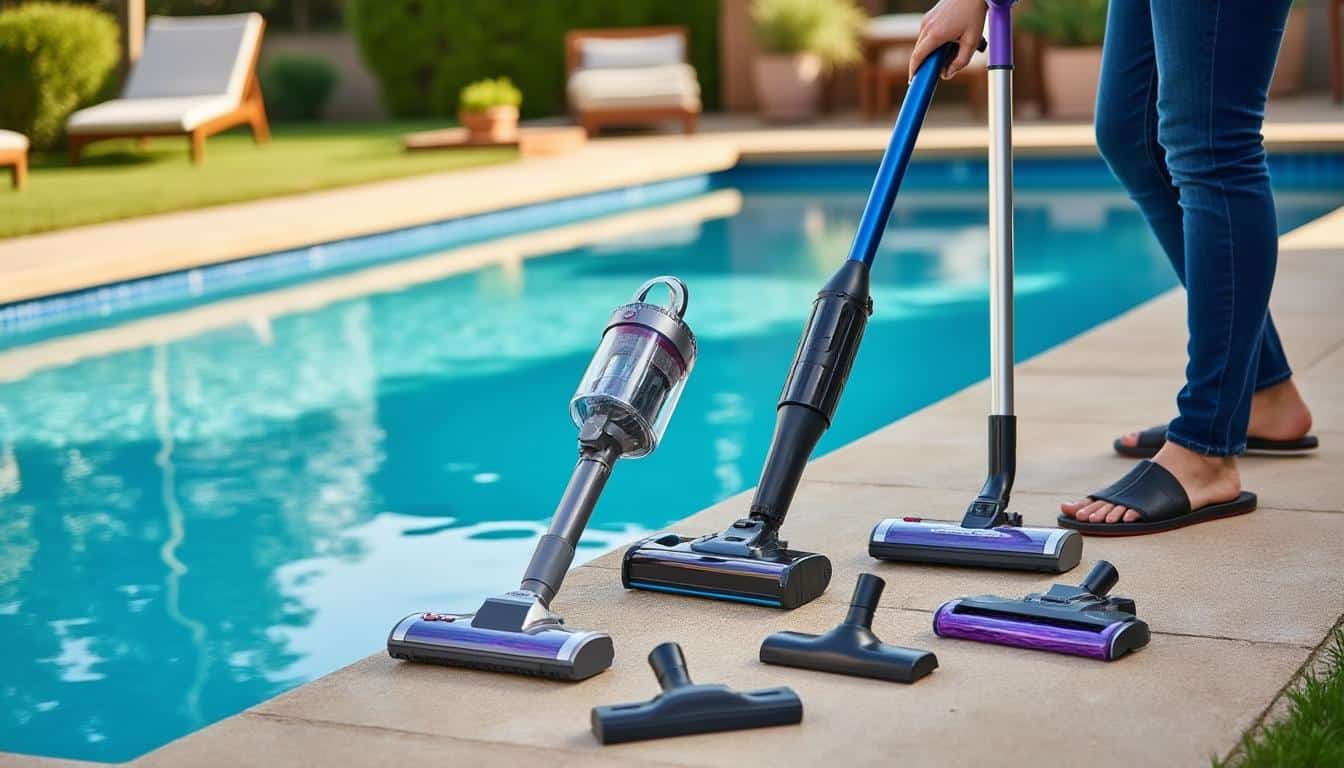 Illustration: Comprendre les aspirateurs balais adaptés aux piscines hors sol