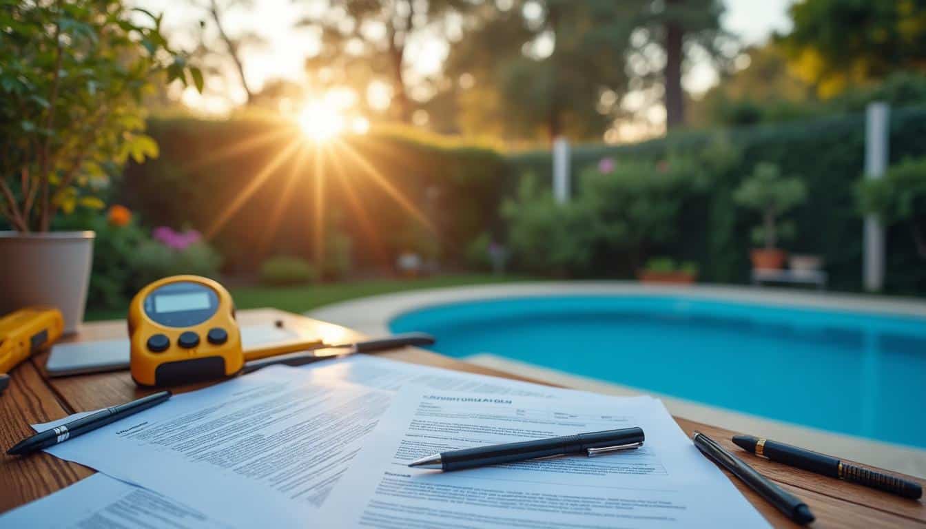 Illustration: Les obligations légales pour déclarer une piscine hors sol