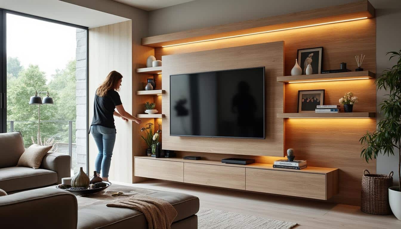Illustration: Qu’est-ce qu’un habillage mural pour la télévision ? Définitions et rôles essentiels