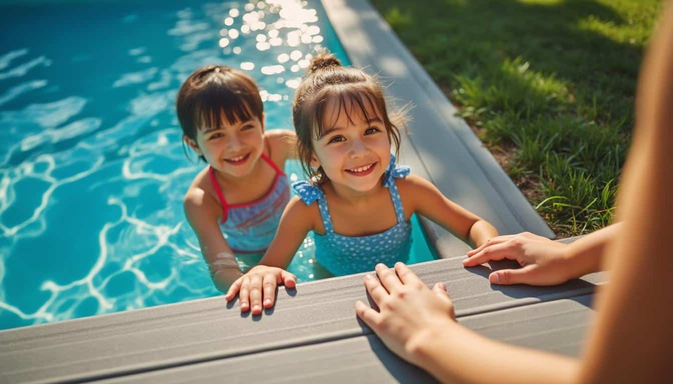 Marche pour piscine hors sol : confort et sécurité optimisés