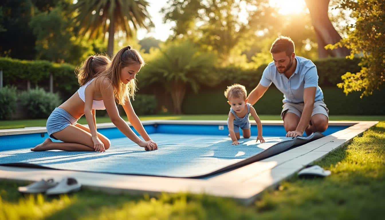 Illustration: Pourquoi un tapis sous votre piscine hors sol change tout
