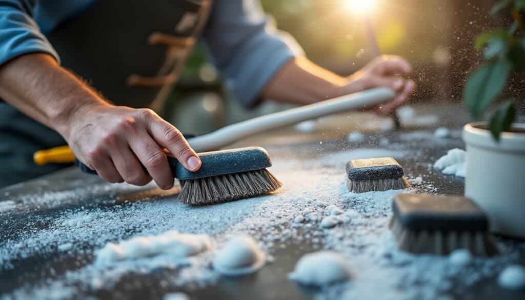 Brosse dure pour la toiture : nettoyage efficace et conseils pratiques