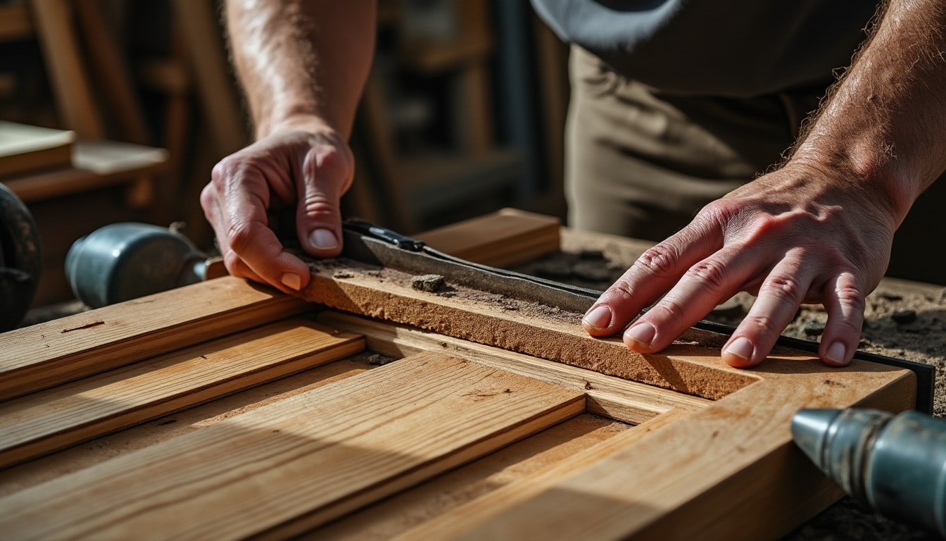Poncer une porte en bois : guide complet pour un ponçage parfait