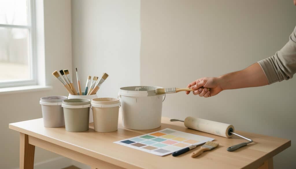 Peinture à l’eau : usages, choix et conseils utiles