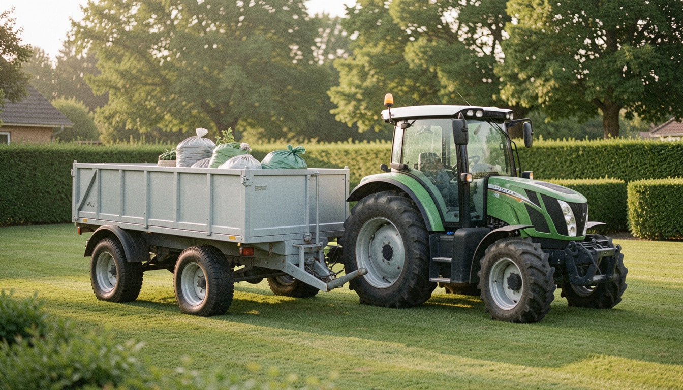 Choisir une remorque pour tracteur tondeuse